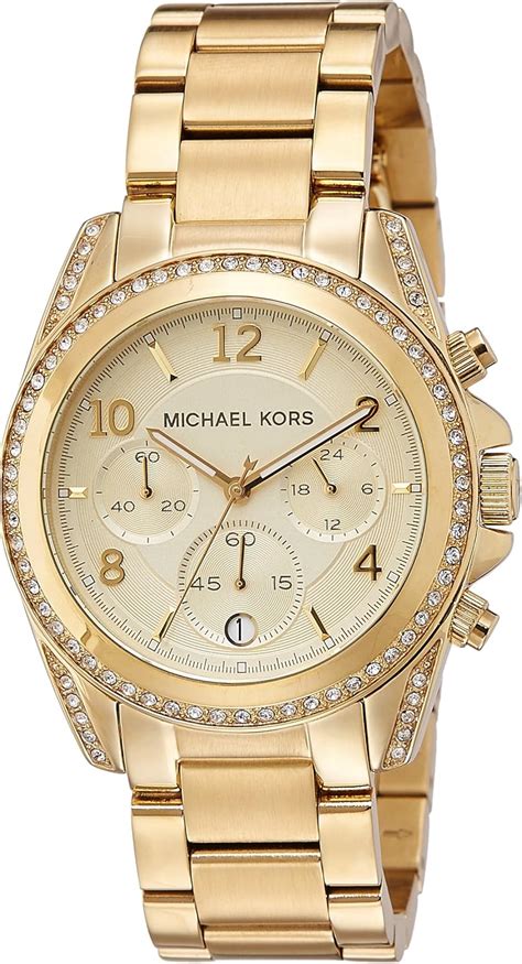 michael kors blair watch gold|Michael Kors gold watches.